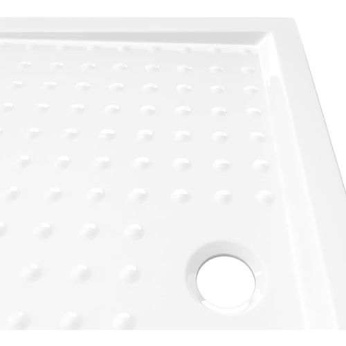 Podloga za tuširanje s točkicama bijela 80 x 100 x 4 cm ABS slika 10