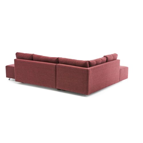 Atelier Del Sofa Kutna garnitura na razvlačenje, Bordo crvena, Manama Corner Sofa Bed Left - Claret Red slika 6