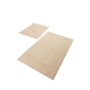 Parma - Beige Multicolor Bathmat Set (2 Pieces)