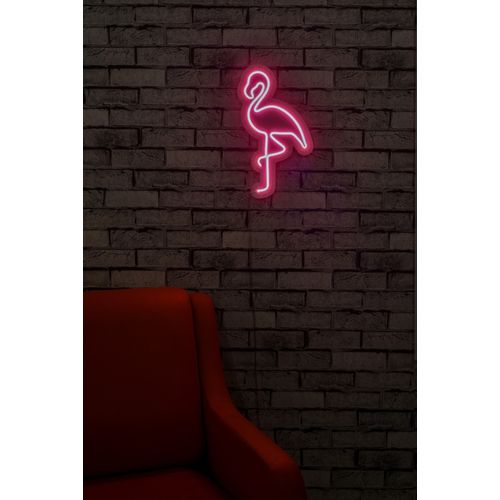 Wallity Zidna dekoracije svijetleća FLAMINGO, Flamingo - Pink slika 4