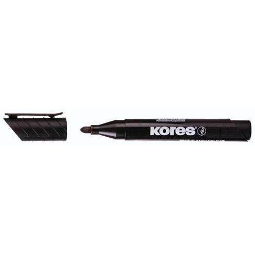 Flomaster Kores, permanent marker, 2093, 1-3 mm, crni slika 2