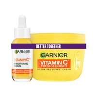 Garnier Vit C Serum + Garnier Vitamin C Sorbet 