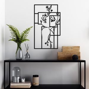 Wallity Metalna zidna dekoracija, Flower Woman 1 - L