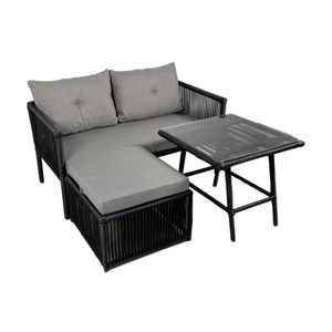 Shangai 8 - Sivi Vrtni Lounge Set