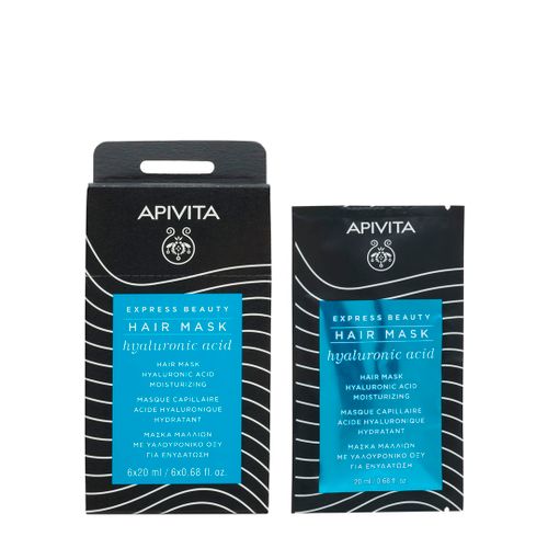 Apivita Express Beauty hidratantna maska za kosu s hijaluronskom kiselinom 20 ml slika 1