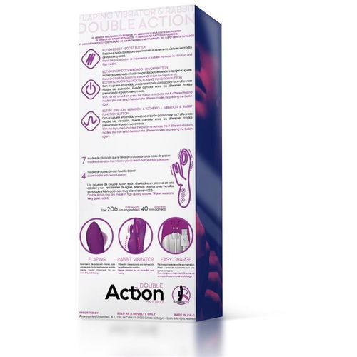 Action No.Eleven G-Spot and Rabbit Double Function Vibrator slika 14