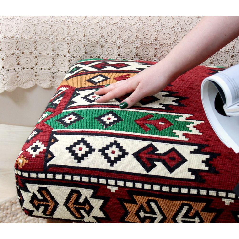 Vezir v2 - Višebojni crveni pouf slika 8