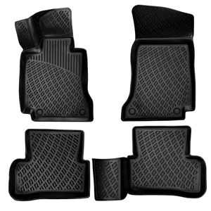 Gumene Patosnice za Mercedes C W205 (2014-2021) - 3D Duboke Rizline
