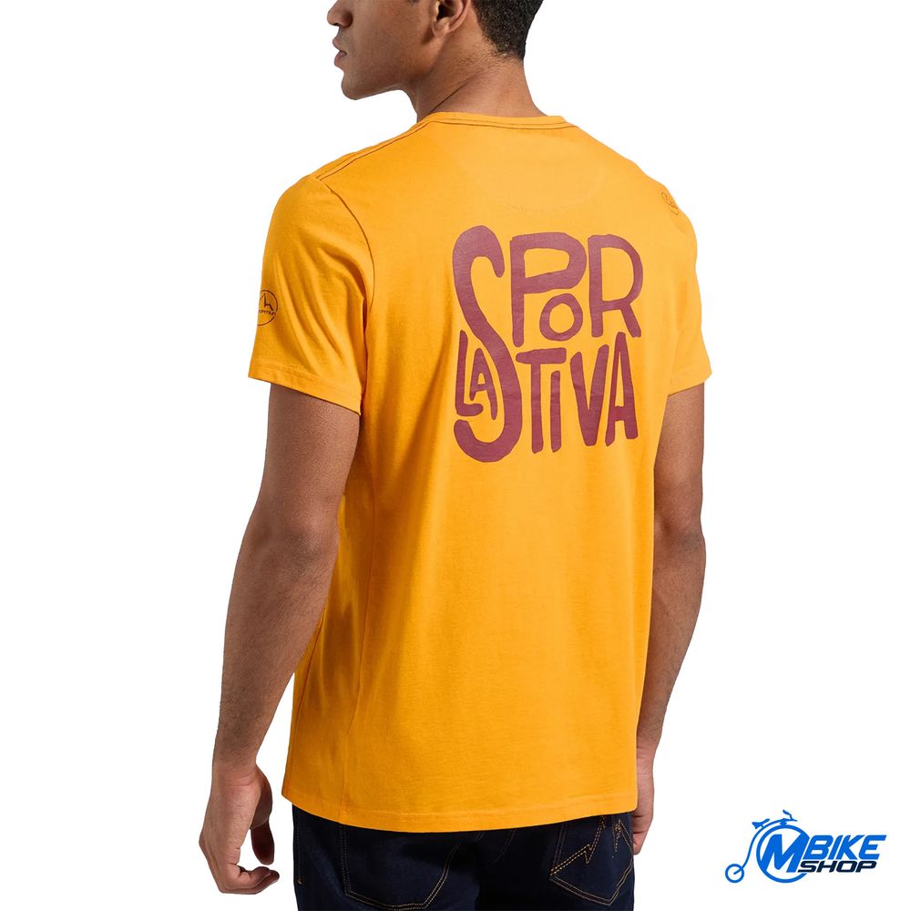 La Sportiva Muška majica Back Logo, Papaya Yellow slika 2