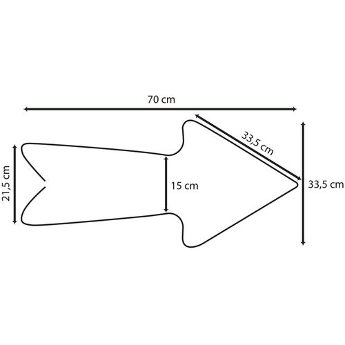 Arrow - Large - Yellow Yellow Decorative Wall Led Lighting slika 7