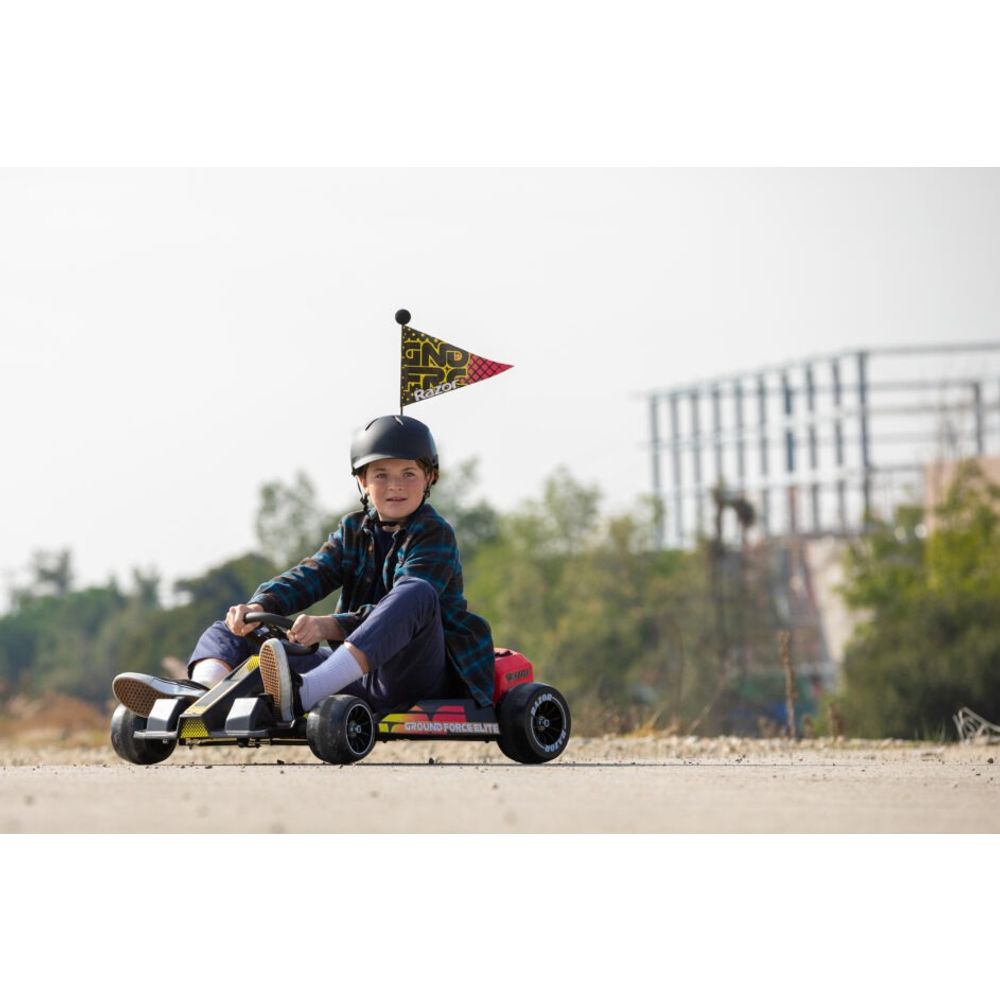 Razor Električno karting vozilo Kids Ground Force Elite Black/Red slika 4