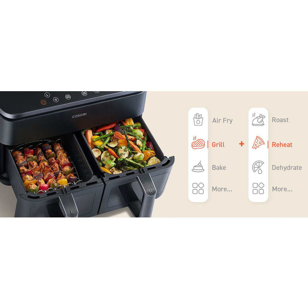 COSORI Dual Basket 8.5-Litre Air Fryer slika 4