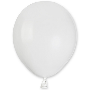 A50-01 Balon Pastelno Bijeli 13 cm, 100 kom