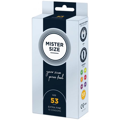 Kondomi Mister Size 53mm, 10 kom slika 1