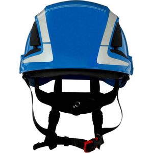 3M  X5003V-CE zaštitna kaciga s uv senzorom, reflektirajuća, ventilirana plava boja EN 397, EN 12492