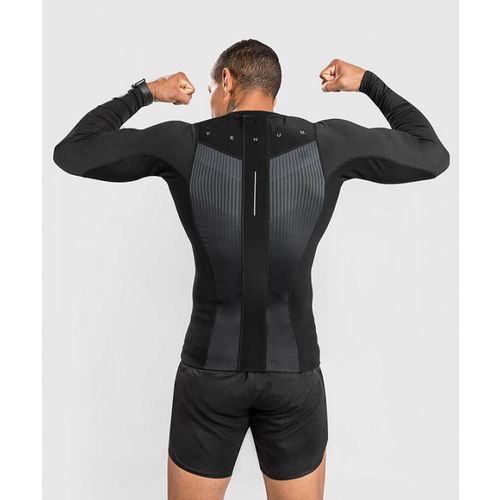 Venum Biomecha Rashguard Dugi Rukav Crno/Sivi XXL slika 4