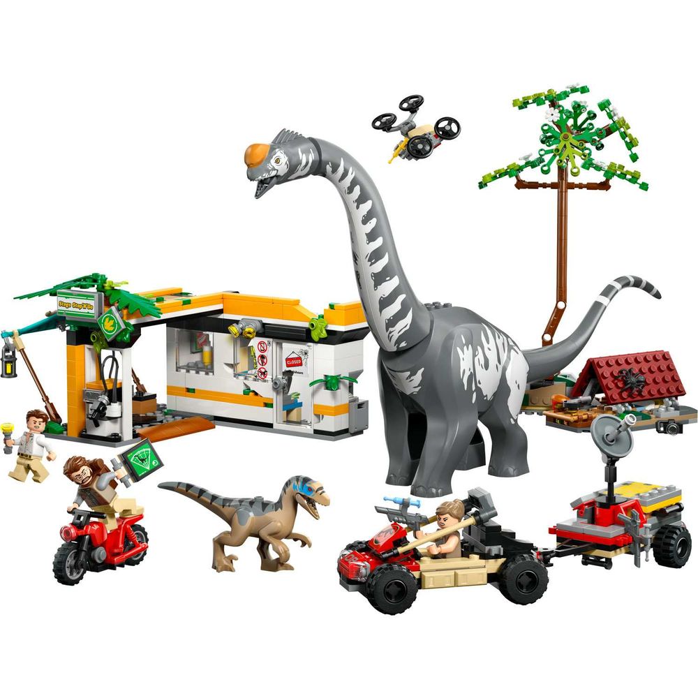 LEGO 76973 Raptor & Titanosaurus Tracking Mission slika 2