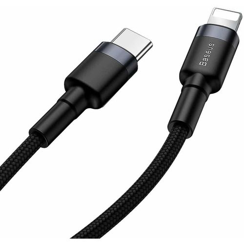 Baseus Cafule kabel Type-C na iPhone PD 18W 1m siva+crna slika 5