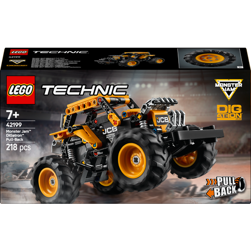 LEGO® TECHNIC™ 42199 Monster Jam™ DIGatron™ na povlačenje slika 6