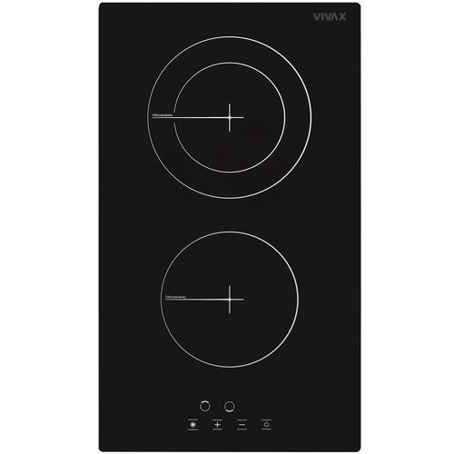Vivax BH-02TVC Staklokeramička ploča za kuvanje, Širina 30 cm, Crna boja slika 2