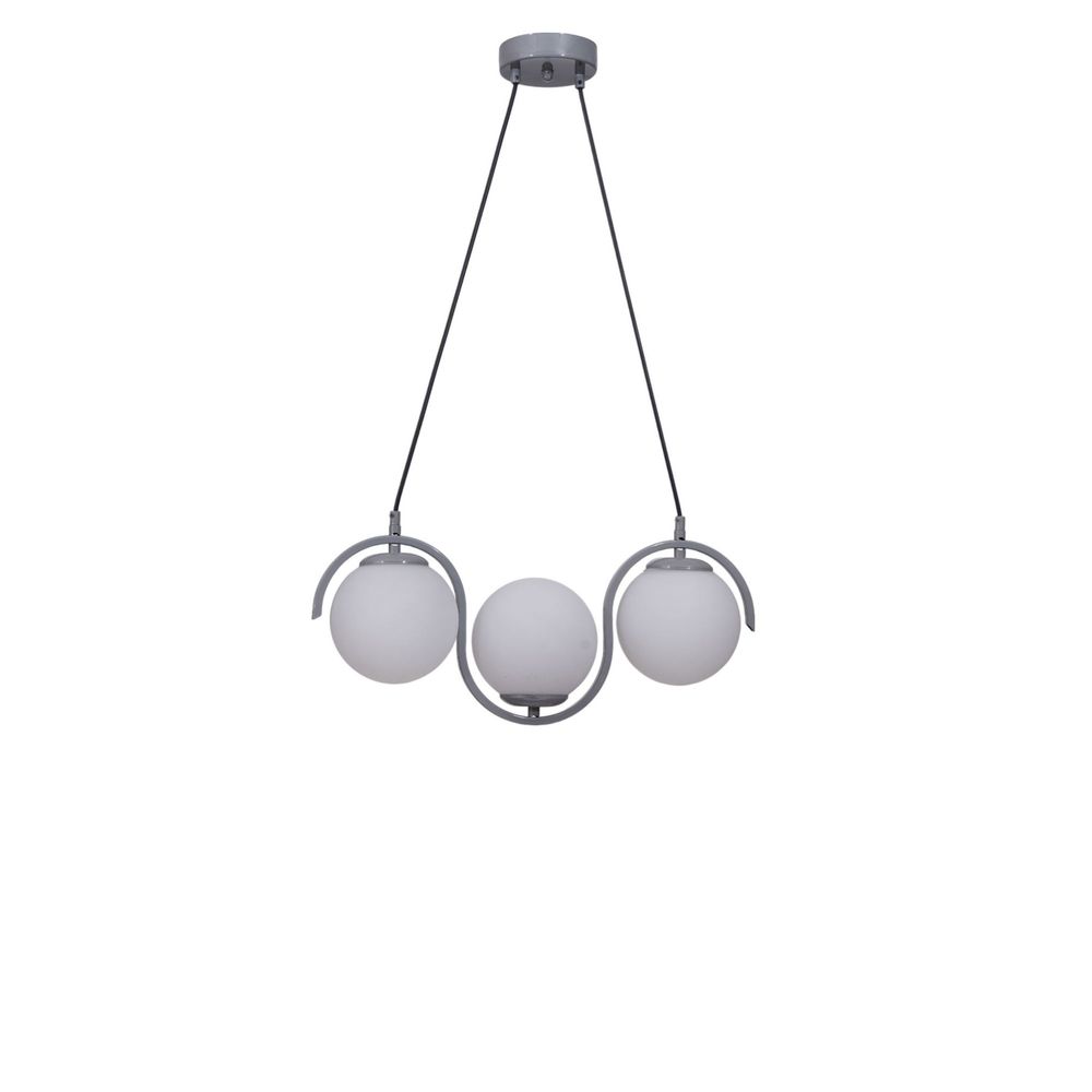 Opviq Luster 471, Bijela, Siva slika 3