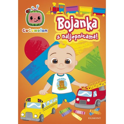 COCOMELON bojanka s naljepnicama slika 1