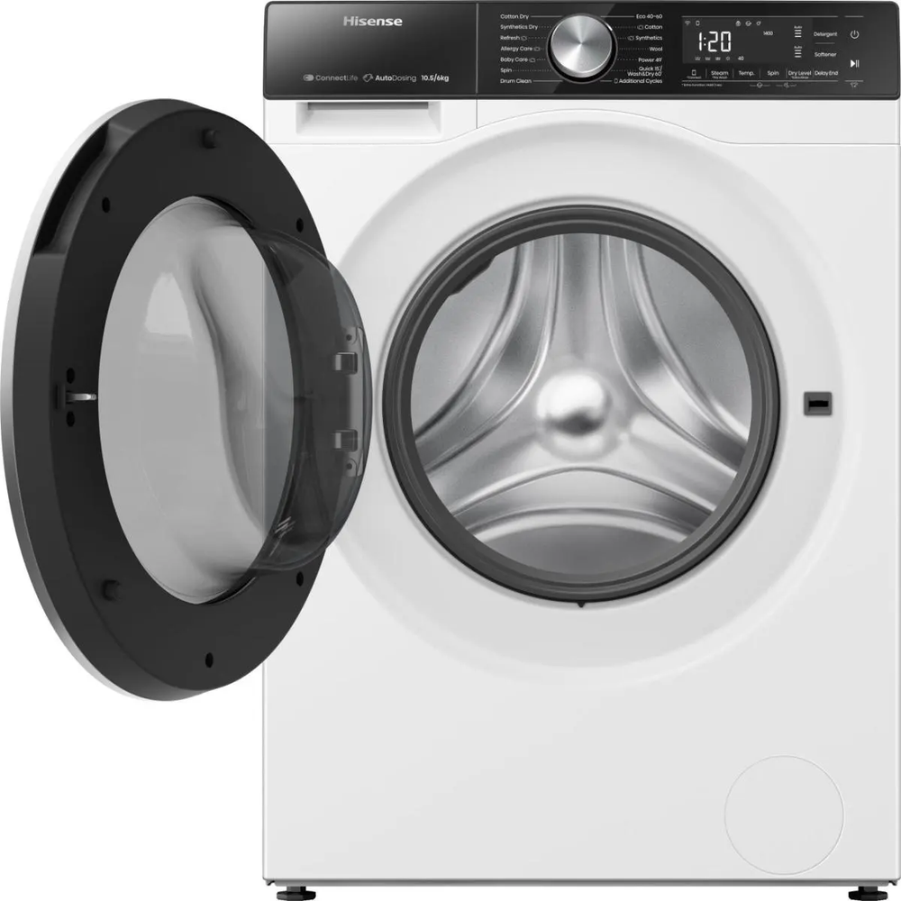 Hisense Mašina za pranje i sušenje veša WD5S145BW 1.5 kg / 6 kg slika 4