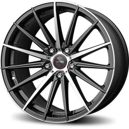 Alu felna 19x8.5J 5/112 ET25 MOMO Rf05 Matt Graphite Polished slika 1