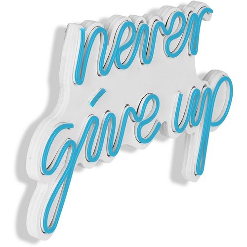 Never Give Up - Blue Blue Decorative Plastic Led Lighting slika 8