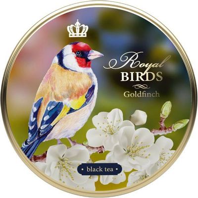 Richard Royal Birds - Crni čaj, 40g rinfuz, GOLDFINCH metalna kutija