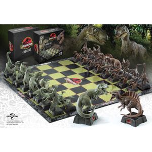 NOBLE COLLECTION - UNIVERSAL - JURASSIC PARK CHESS SET