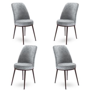Dexa - Grey, Brown Grey
Brown Chair Set (4 Pieces)