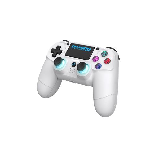 DRAGONWAR DRAGON SHOCK 4 WIRELESS CONTROLLER WHITE PS4, PC, MOBILE slika 4