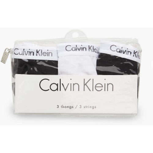 Calvin Klein 3 Pack Thongs - Carousel 000QD3587EWZB slika 5