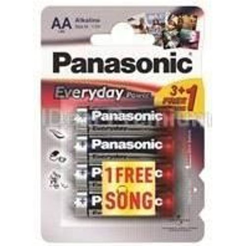 Panasonic baterije LR6EPS/4BP -AA 4kom 3+1F Alkaline Every slika 1