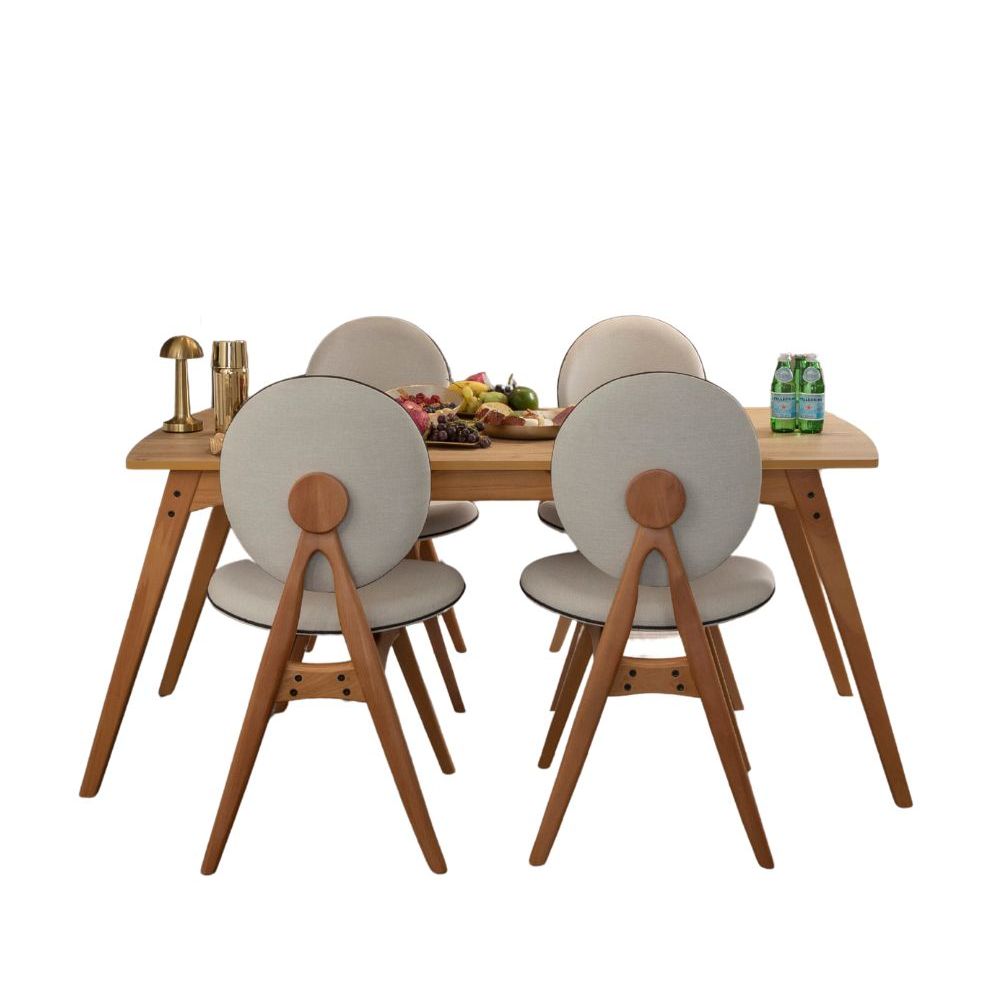 Set Stola i Stolica Touch (4S) OakBeige (5 Komada) slika 10