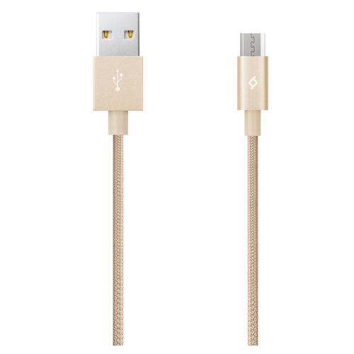 Ttec Kabel - Micro USB to USB (1,20m) - Gold - Alumi Cable slika 1