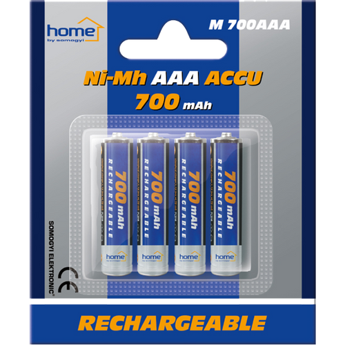 home Baterija punjiva AAA, 700mAh, blister 4 kom - M 700AAA slika 2