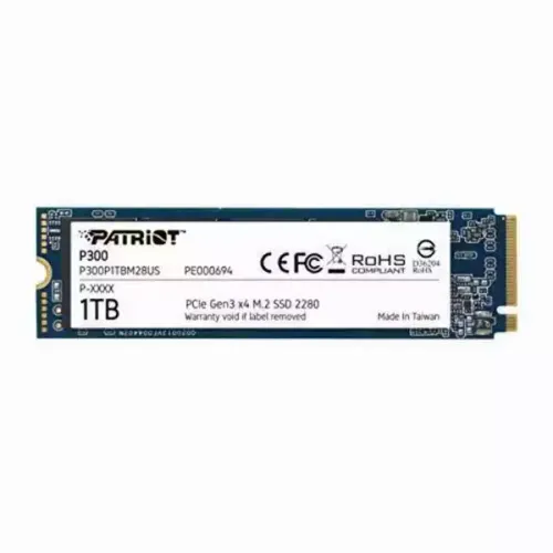 SSD M.2 NVMe 1TB Patriot P300 2100MBs/1650MBs P300P1TBM28 slika 1