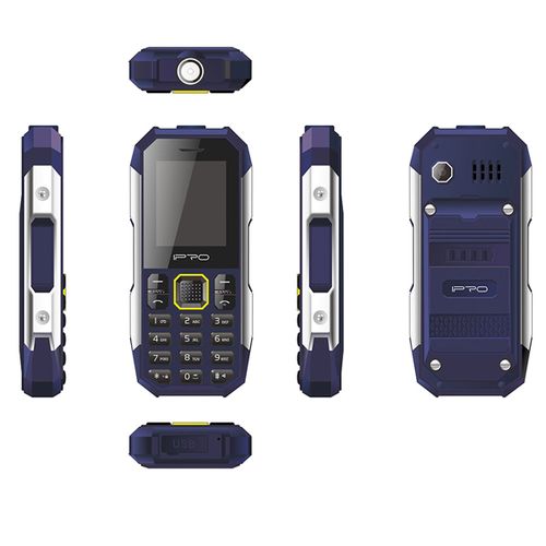 IPRO Shark II blue Feature mobilni telefon 2G/GSM/DualSIM/IP67/2500mAh/32MB/Srpski slika 3