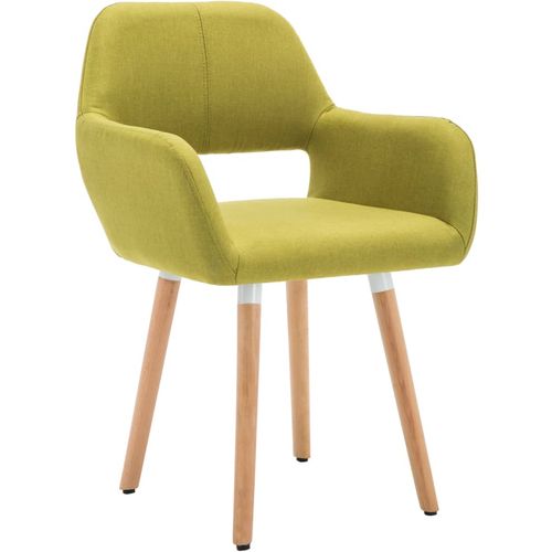 Blagovaonske stolice od tkanine 6 kom zelene slika 25
