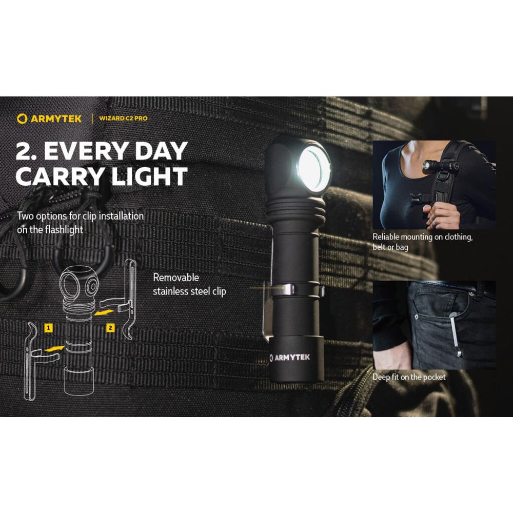 Armytek Baterijska lampa Wizard C2 Pro slika 20