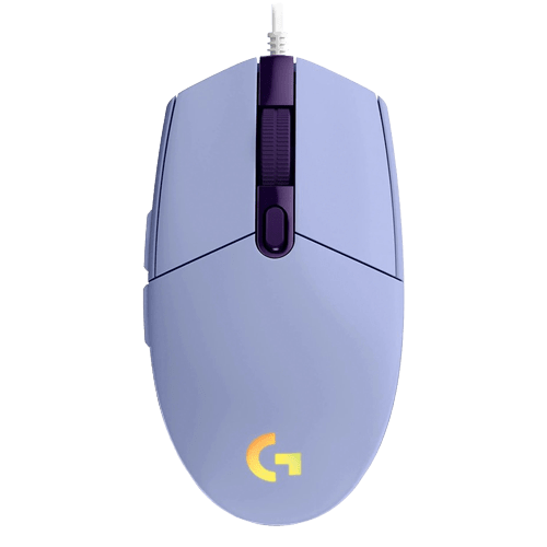 Logitech G102 Lightsync Gaming Wired Mouse, Lilac USB slika 1