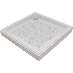 TENDANCE PODLOGA ZA KADU 50 x 50 cm PVC, BIJELA BUBBLES