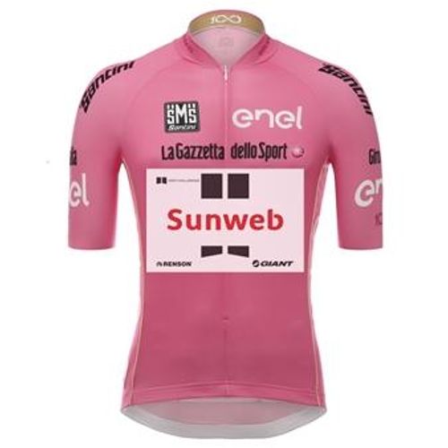 Majica Team Sunweb Santini Leaders kratki roza L slika 2