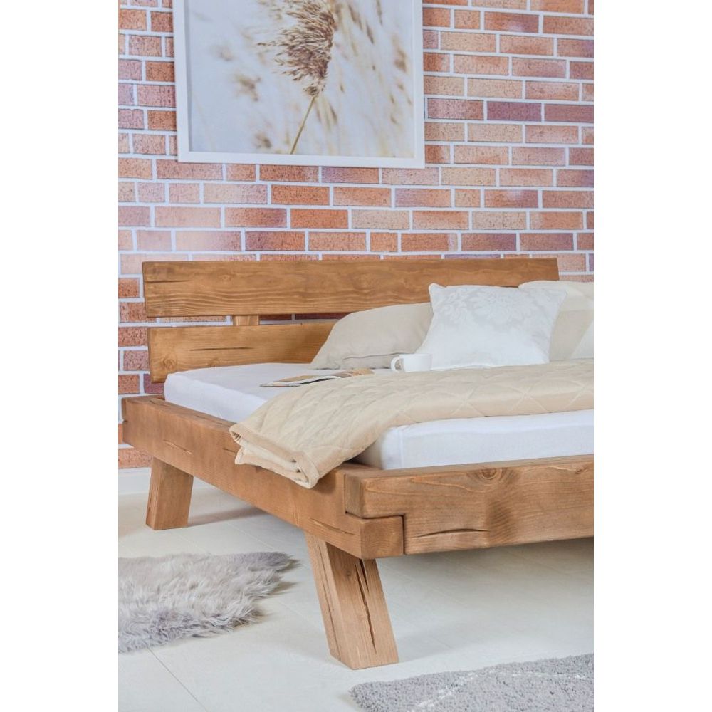 Krevet MALAK 1 160 x 200 cm hrast slika 4