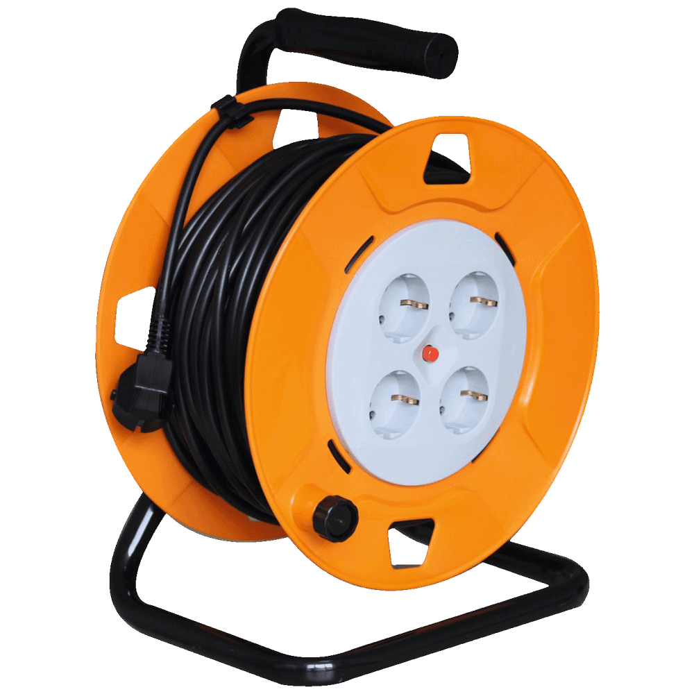 home Motalica za kablove, 25 met., H05VV-F, 3G1.5 mm², IP20 - HJR 4-25/1,5 slika 1
