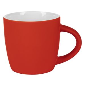 SOFT BERRY,keramička šolja sa gumiranom obradom,crvena