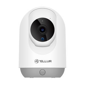 TELLUR SMART WIFI INDOOR CAMERA, 3MP, UltraHD, Automatsko praćenje, PTZ, Bijela