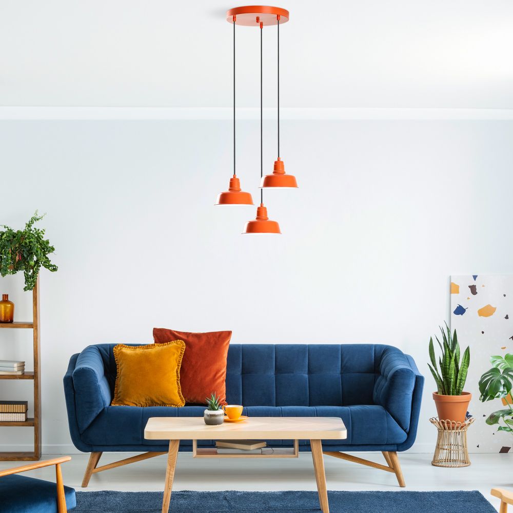 Luster Memati - 181Orange - Dizajn sa 3 Narančaste Nijanse slika 1